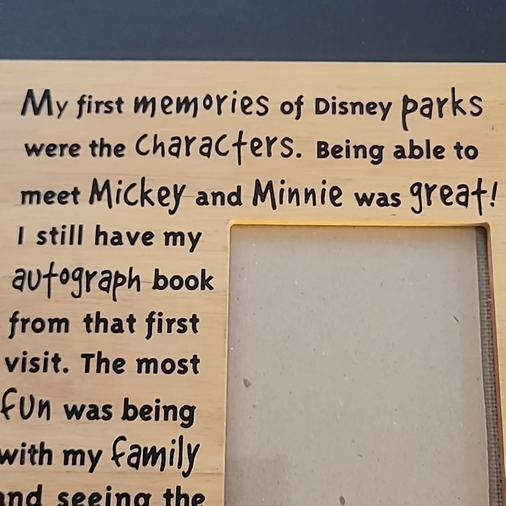 Disney Memories Picture Frame